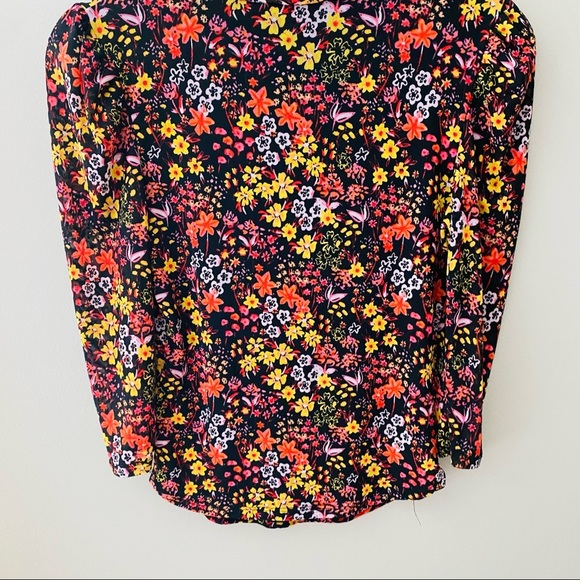 Free People Gather Print Turtleneck Top Sz XS - Picture 10 of 10